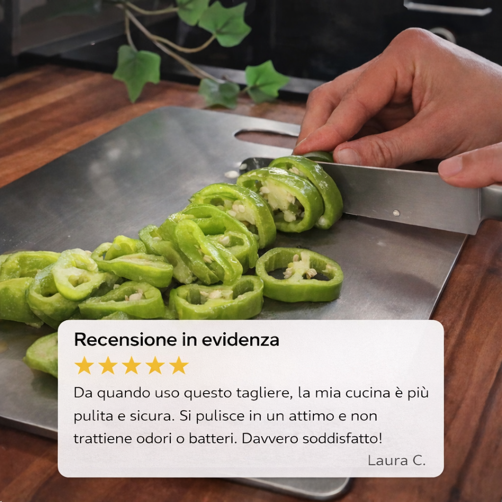 Il tagliere definitivo in titanio puro