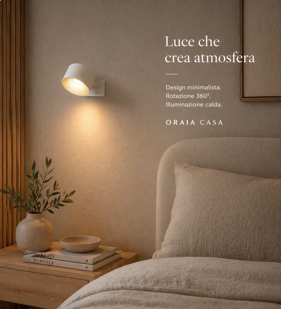 Aura - Lampada da parete