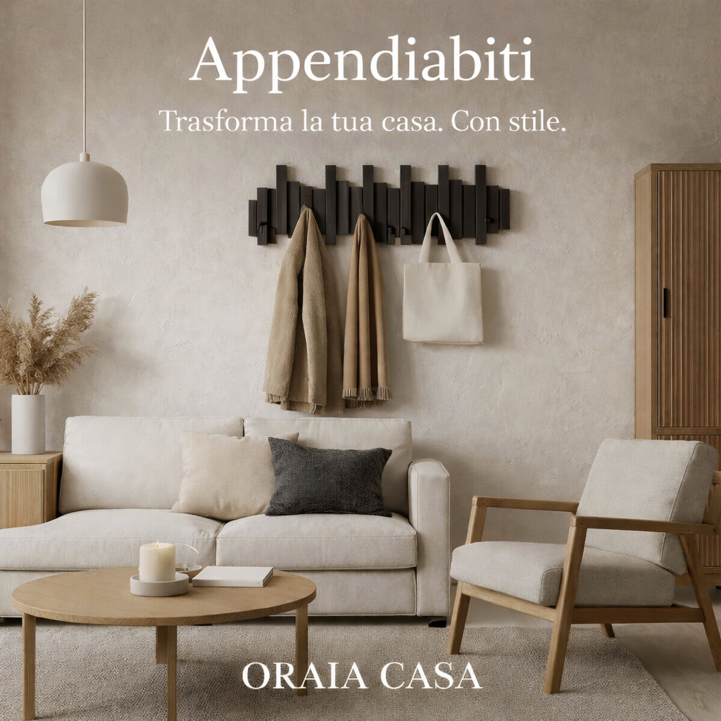 Appendiabiti da parete dal design moderno Oraia Casa®