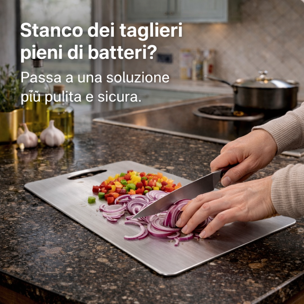 Il tagliere definitivo in titanio puro
